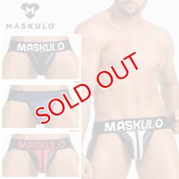 Maskulo【マスクロ】ジョックストラップ メンズ ジョック ケツ割れ ケツワレ レザー風 ラバー ARMORED ジョックストラップ