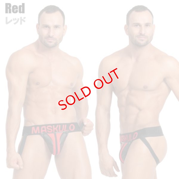 画像8: Maskulo【マスクロ】ジョックストラップ メンズ ジョック ケツ割れ ケツワレ レザー風 ラバー ARMORED ジョックストラップ