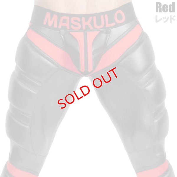 画像7: Maskulo【マスクロ】男性用レギンス ジッパー  レザー風 フェイクレザー ラバー ボンテージ Maskulo マスクロ ジッパー ARMORED (ma-lg200)
