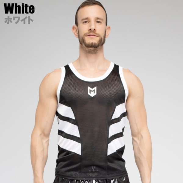 画像8: Maskulo【マスクロ】メンズ メッシュ タンクトップ ジム トレーニング ジョギング スポーツ ウェア Maskulo マスクロ SKULLA