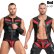 画像6: Maskulo【マスクロ】メンズ ノースリーブ ベスト レザー風 フェイクレザー ラバー ARMORED ZIPPERED VEST