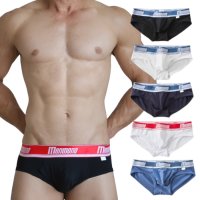 ブリーフパンツ メンズ ローライズブリーフ ビキニパンツ スポーティ 綿・コットン生地 Menmono 彼氏プレゼント 男性下着(me0159sj)