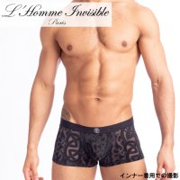 L'Homme Invisible【ロームアンヴィジーブル】 ローライズボクサーパンツ メンズ下着 Devore Tattoo ボクサー