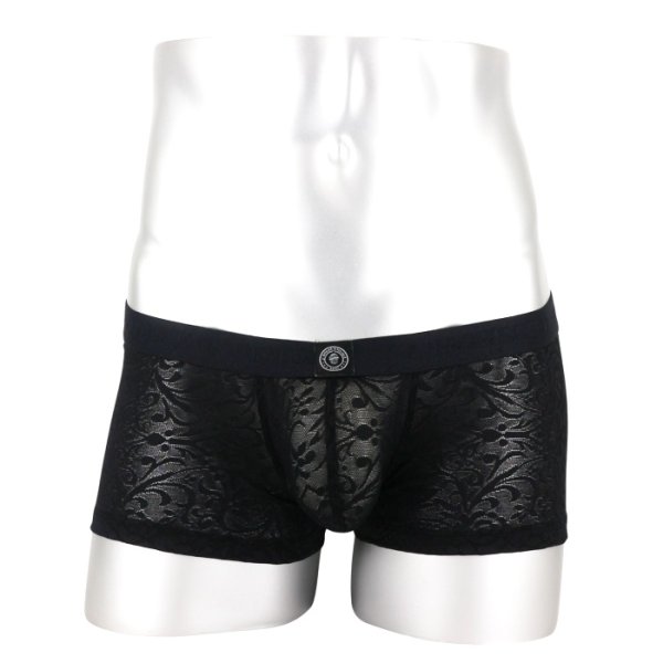 画像3: L'Homme Invisible【ロームアンヴィジーブル】 ローライズボクサーパンツ メンズ下着 Imperial レース メッシュ ボクサー 男性下着