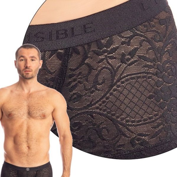 画像6: L'Homme Invisible【ロームアンヴィジーブル】 ローライズボクサーパンツ メンズ下着 Imperial レース メッシュ ボクサー 男性下着