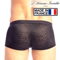 L'Homme Invisible【ロームアンヴィジーブル】 ローライズボクサーパンツ メンズ下着 Imperial レース メッシュ ボクサー 男性下着