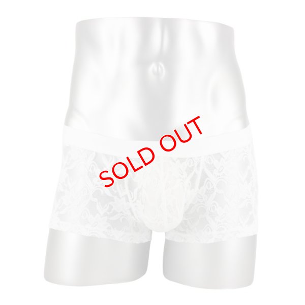 画像3: L'Homme Invisible【ロームアンヴィジーブル】 ボクサーパンツ メンズ ローライズボクサー パンツ メンズインナー メンズ下着 ボクサーバンツ ブランド White Lotus レース メッシュ ボクサー