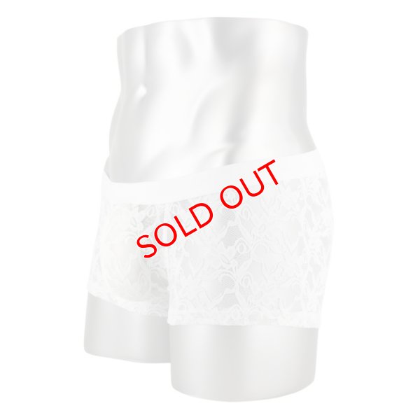 画像4: L'Homme Invisible【ロームアンヴィジーブル】 ボクサーパンツ メンズ ローライズボクサー パンツ メンズインナー メンズ下着 ボクサーバンツ ブランド White Lotus レース メッシュ ボクサー