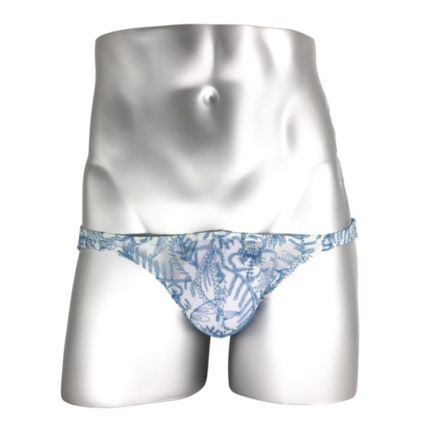 画像6: L'Homme Invisible【ロームアンヴィジーブル】 Icy Tropics レース メッシュ ビキニブリーフ