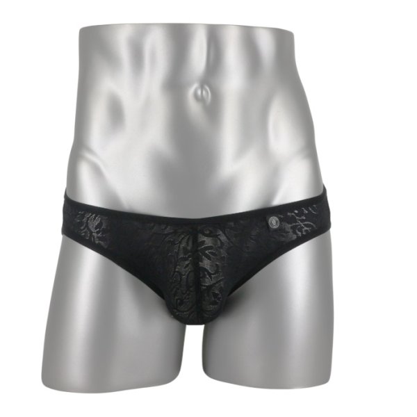 画像3: Homme Invisible【ロームアンヴィジーブル】 ブリーフ メンズビキニ Imperial レース メッシュ ビキニブリーフ 男性下着