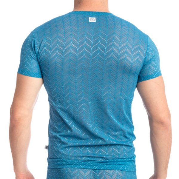 画像4: L'Homme Invisible【ロームアンヴィジーブル】男性用ルームウェア 下着 レース メッシュ Tシャツ Celestial Dreams