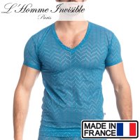 L'Homme Invisible【ロームアンヴィジーブル】男性用ルームウェア 下着 レース メッシュ Tシャツ Celestial Dreams