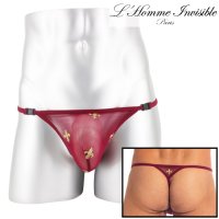 L'Homme Invisible【ロームアンヴィジーブル】男性用Tバック メンズTバック Gストリング Charlemagne Red