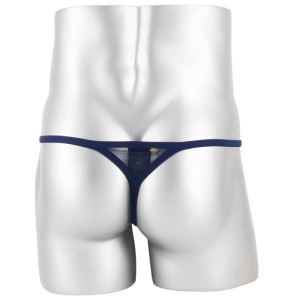 画像5: L'Homme Invisible【ロームアンヴィジーブル】男性用Tバック メンズTバック Gストリング Charlemagne Navy