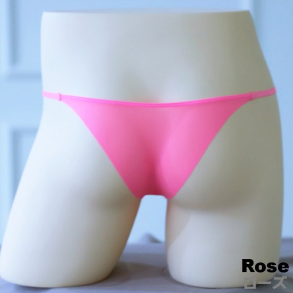 画像17: メンズビキニ シルクのような超柔らかい生地 ひもパン エロパン シースルー 男性下着 彼氏プレゼント