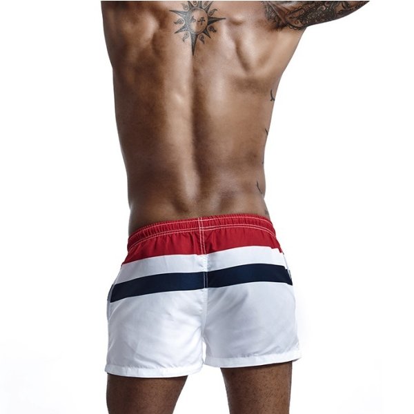 画像6: 【セビン】水陸両用 海パン スイムショーツ ホワイト/レッド/ネイビー