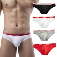 Sugoidan ブリーフパンツ メンズ ローライズブリーフ ビキニパンツ スポーティ 綿・コットン生地 彼氏プレゼント 男性下着