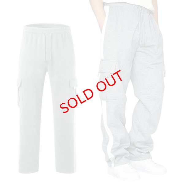 画像1: スウェットパンツ メンズ ストレート ジョガーパンツ ストレッチ カジュアルウェア スポーツウェア ルームウェア 春・秋・初冬対応