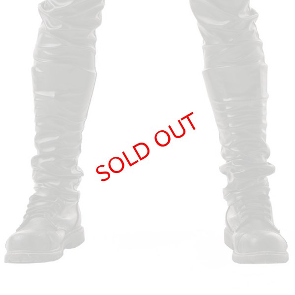 画像3: TOF Paris【TOFパリ】メンズ 合皮レザー風パンツ TOF Paris FETISH スウェットパンツBLACK