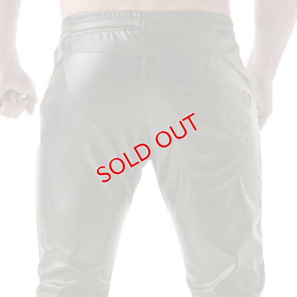 画像5: TOF Paris【TOFパリ】メンズ 合皮レザー風パンツ TOF Paris FETISH スウェットパンツBLACK