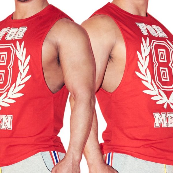 画像10: 【ツーマッチ】おしゃれな タンクトップ メンズ スポーツ ジムウェア ４MEN TOP