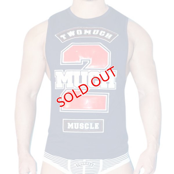 画像3: 【ツーマッチ】おしゃれな タンクトップ メンズ スポーツ ジムウェア FIRE TOP