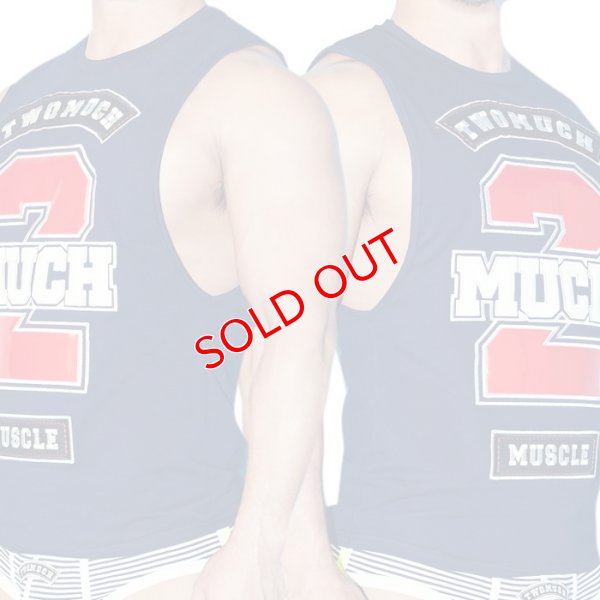 画像4: 【ツーマッチ】おしゃれな タンクトップ メンズ スポーツ ジムウェア FIRE TOP