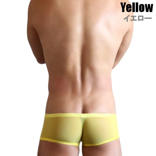 画像5: ボクサーパンツ 極小ボクサー 超ローライズ エロパン セクシー Under Moon/アンダームーン ウルトラローライズ シースルー メッシュ 3Dポーチ 男性下着