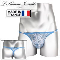 L'Homme Invisible【ロームアンヴィジーブル】男性用 レース メッシュ Ｔバック Gストリング Icy Tropics