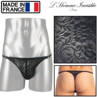 L'Homme Invisible【ロームアンヴィジーブル】男性用Tバック メンズTバック Gストリング Imperial レース メッシュＴバック男性下着