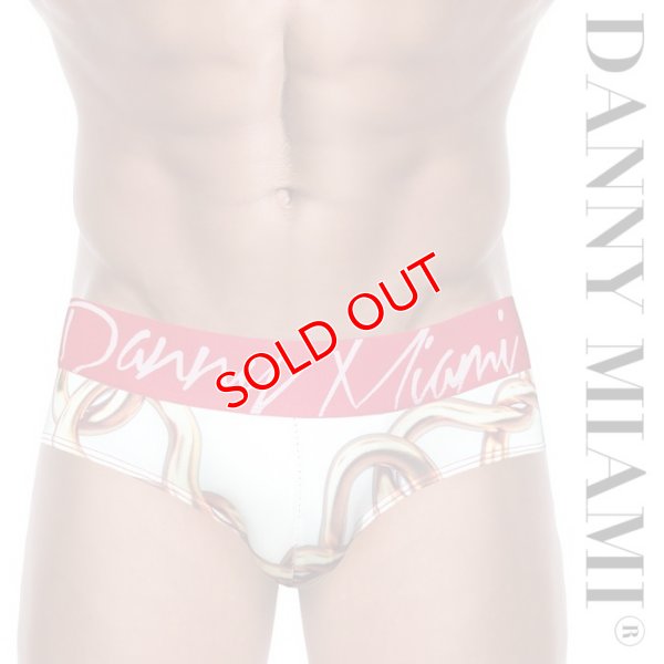 画像1: 【ダニーマイアミ】White Links ビキニブリーフ