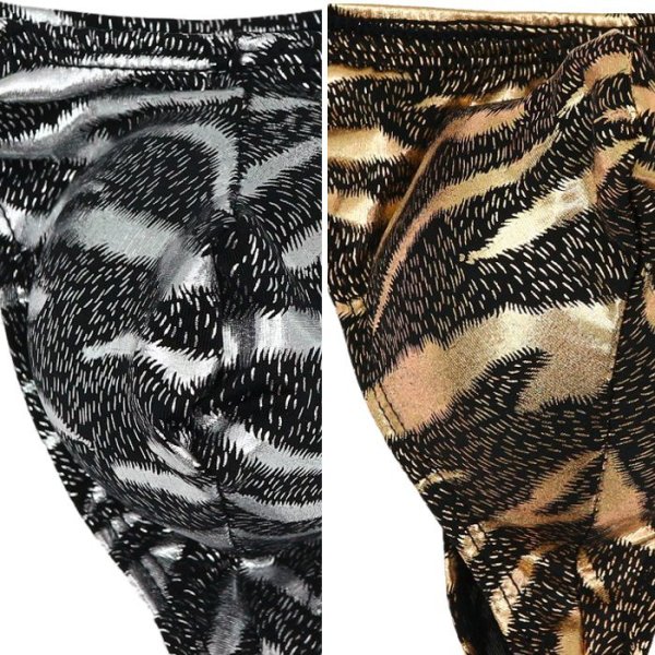 画像8: 【ウォーム】アニマル柄メンズＴバック ゼブラ