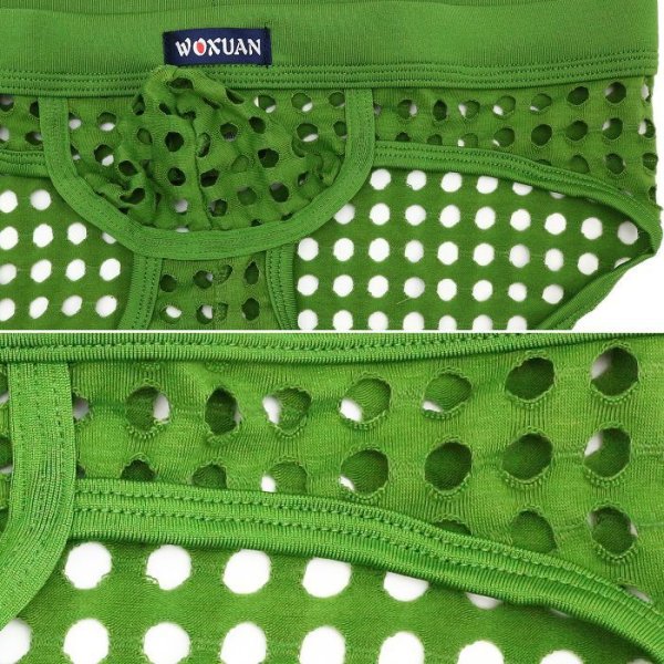 画像8: 【ウォーシャン】メンズ メッシュ ブリーフパンツ