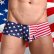 画像5: 【ウォーシャン】USA アメリカ国旗 ローライズボクサーパンツ
