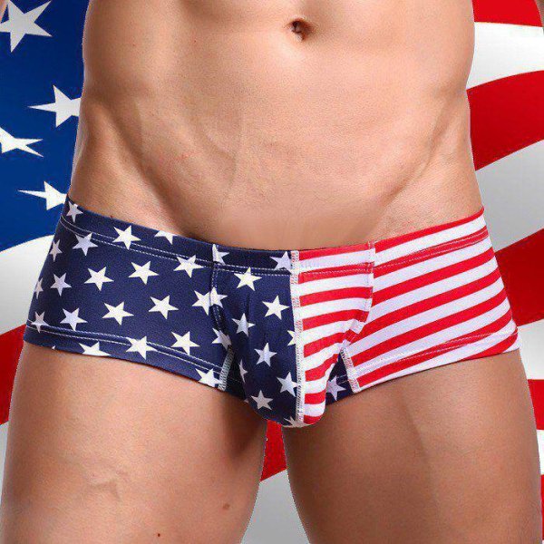 画像5: 【ウォーシャン】USA アメリカ国旗 ローライズボクサーパンツ