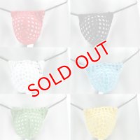 【ウォーシャン】メンズメッシュGストリング Tバック