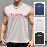 メンズタンクトップ ノースリーブ スポーツ 筋トレ カジュアルウェア ルームウェア ウエイトトレーニング