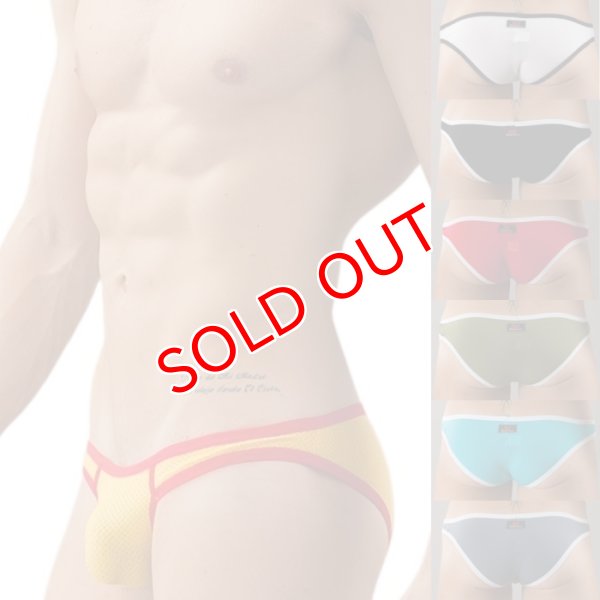 画像1: 【WJ】男性下着 メンズメッシュビキニ (1)