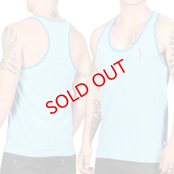 画像2: 【アンドリュークリスチャン】Flamingo Stripeタンクトップ (2)