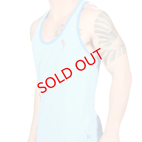 画像3: 【アンドリュークリスチャン】Flamingo Stripeタンクトップ (3)