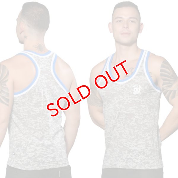 画像3: Andrew Christian【アンドリュークリスチャン】 Phys. Ed. Varsity Burnout メッシュタンクトップ (3)