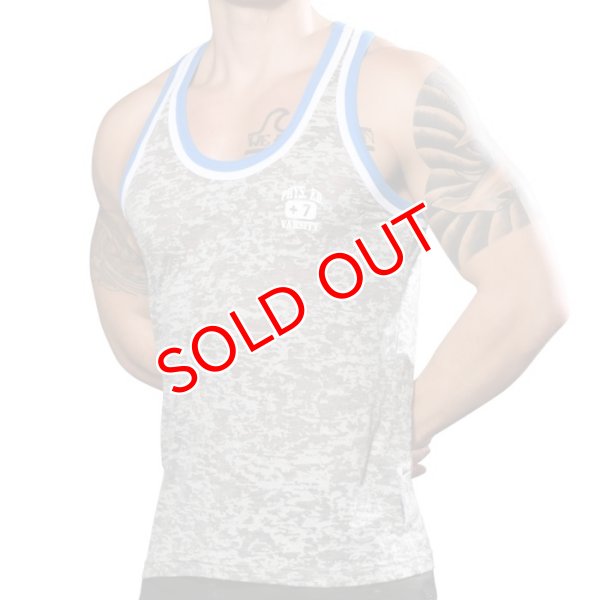 画像4: Andrew Christian【アンドリュークリスチャン】 Phys. Ed. Varsity Burnout メッシュタンクトップ (4)