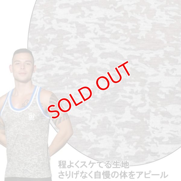 画像6: Andrew Christian【アンドリュークリスチャン】 Phys. Ed. Varsity Burnout メッシュタンクトップ (6)