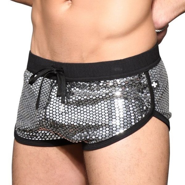 画像5: Andrew Christian【アンドリュークリスチャン】メンズ 男性用 ショートパンツ ハーフパンツ ルームウェア MASSIVE Glitz Short (5)
