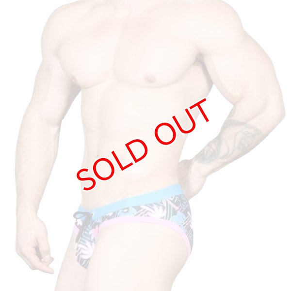 画像4: 【アンドリュークリスチャン】男性水着 ブーメラン ビキニ 競泳パンツ Neon Palms Bikini (4)