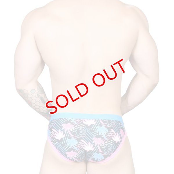 画像5: 【アンドリュークリスチャン】男性水着 ブーメラン ビキニ 競泳パンツ Neon Palms Bikini (5)