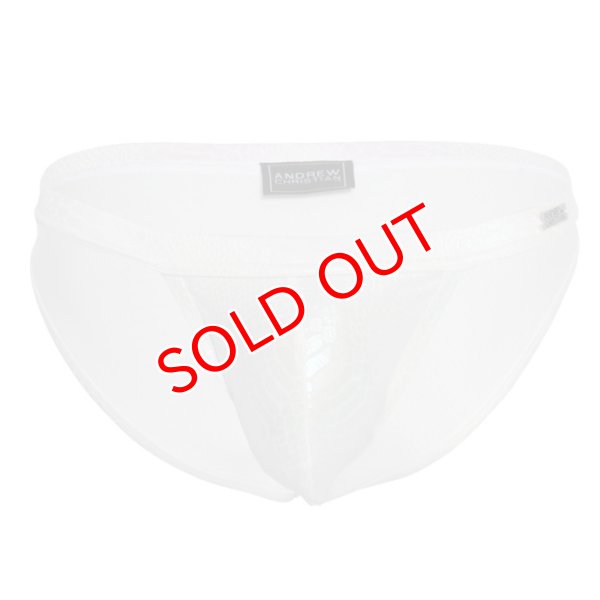 画像7: Andrew Christian【アンドリュークリスチャン】  男性水着 ブーメラン ビキニ 競泳パンツSnakeskin Bikini Almost Naked (7)