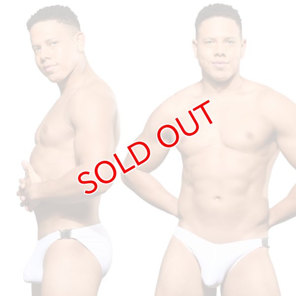 画像3: Andrew Christian【アンドリュークリスチャン】  男性水着 ブーメラン ビキニ 競泳パンツUNLEASHED Buckle Bikini (3)