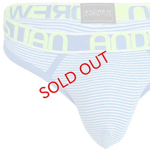 画像6: 【アンドリュークリスチャン】Almost Naked Shore Stripe Tバック (6)