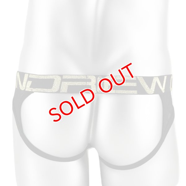 画像4: 【アンドリュークリスチャン】Lattice Lace Sheer Frame Almost Nakedジョックストラップケツ割れ ケツ割れ (4)